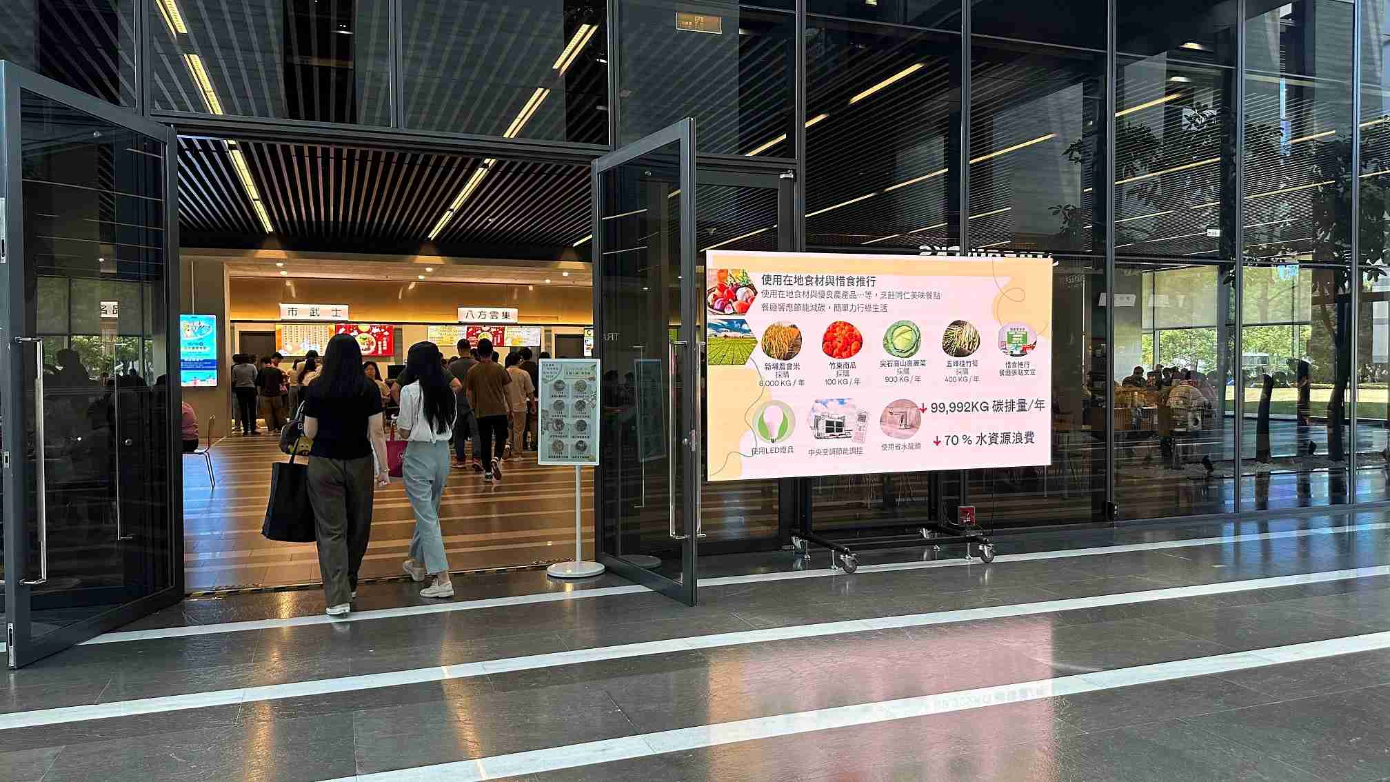  万利从日常办公环境出发，，于总部大楼员工餐厅推广低碳饮食、、发起减碳挑战等，，，，由内而外引导员工反思及改变个人日常行为，，将公司转型成推动永续发展的重要场域